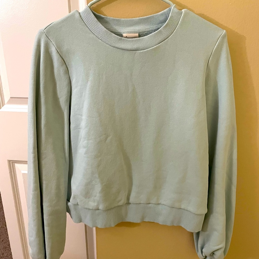 A New Day puffy wrist sweater